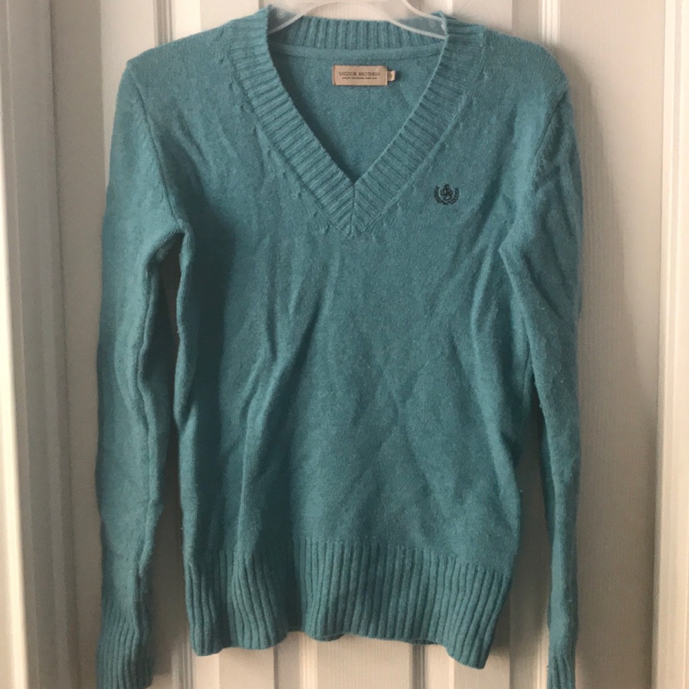 SACOOR BROTHERS PULLOVER SWEATER LAMBSWOOL SMALL